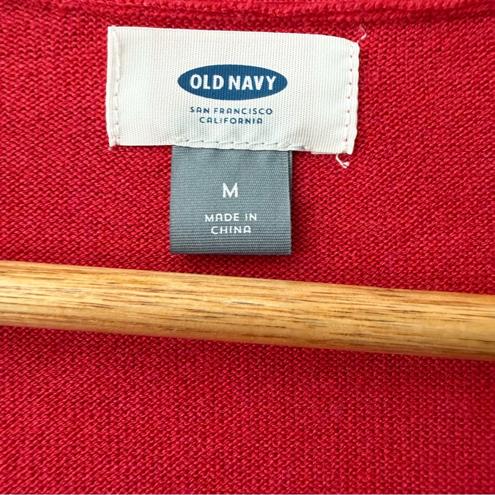 NEW Gorgeous Old Navy Ruby Pink Cardigan Women’s size Medium NWOT - Picture 3 of 6